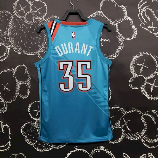 Camisa azul masculina Kevin Durant Team – Edição City