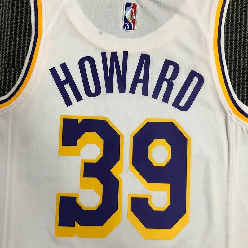 Camisa masculina Dwight Howard White Team – Edição de 75º aniversário