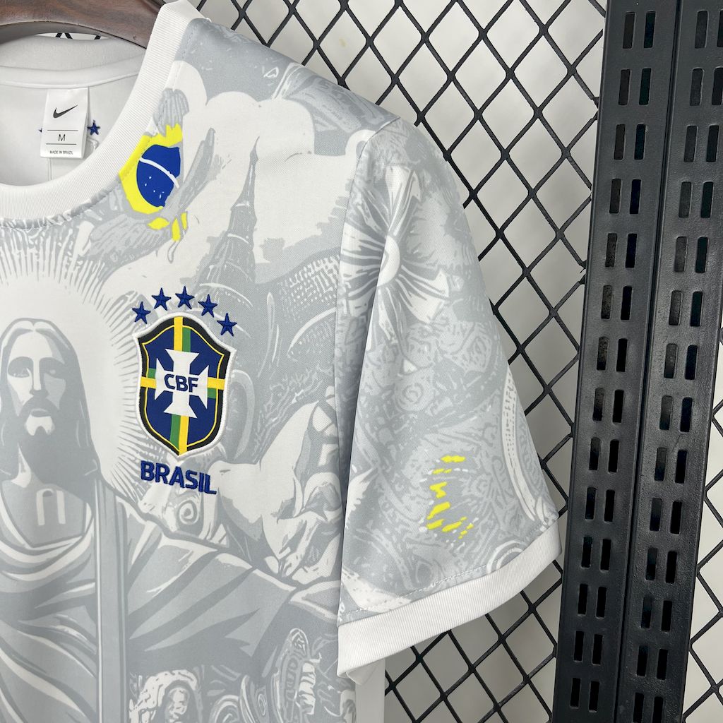 Brazil 2024/25 Special Edition White Jersey