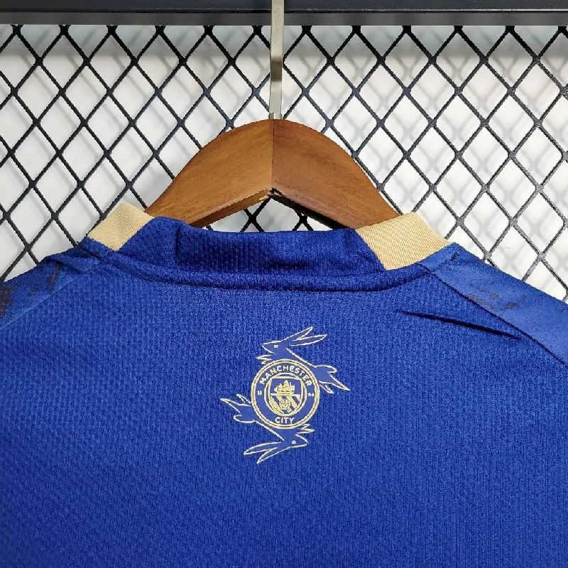 Manchester City 2023/24 Azul Edição Especial Kit Infantil