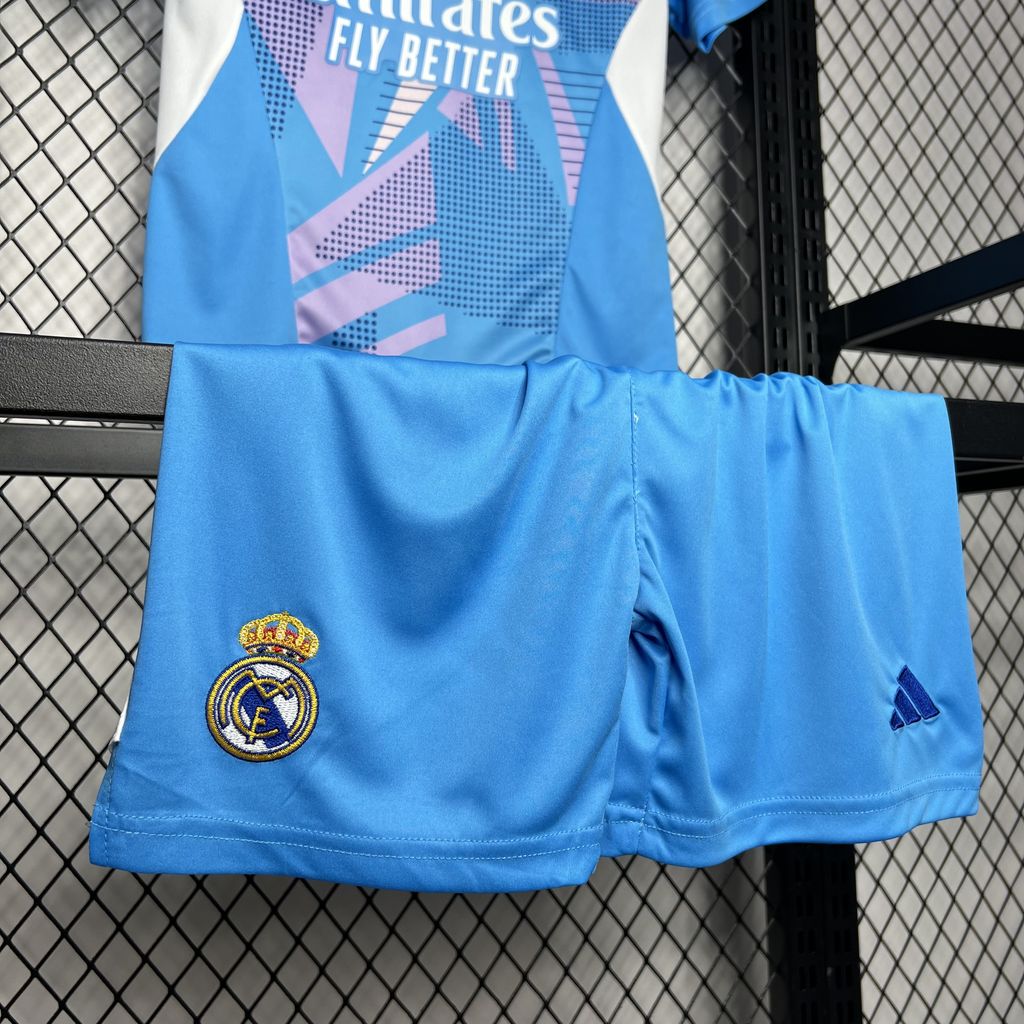 Real Madrid 2024/25 Goalkeeper Kids Kit