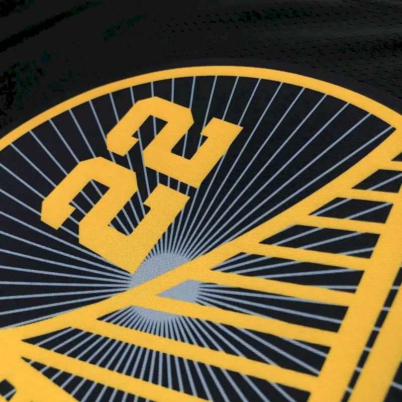 Men’s Andrew Wiggins Black Team Jersey – 75th Anniversary City Edition