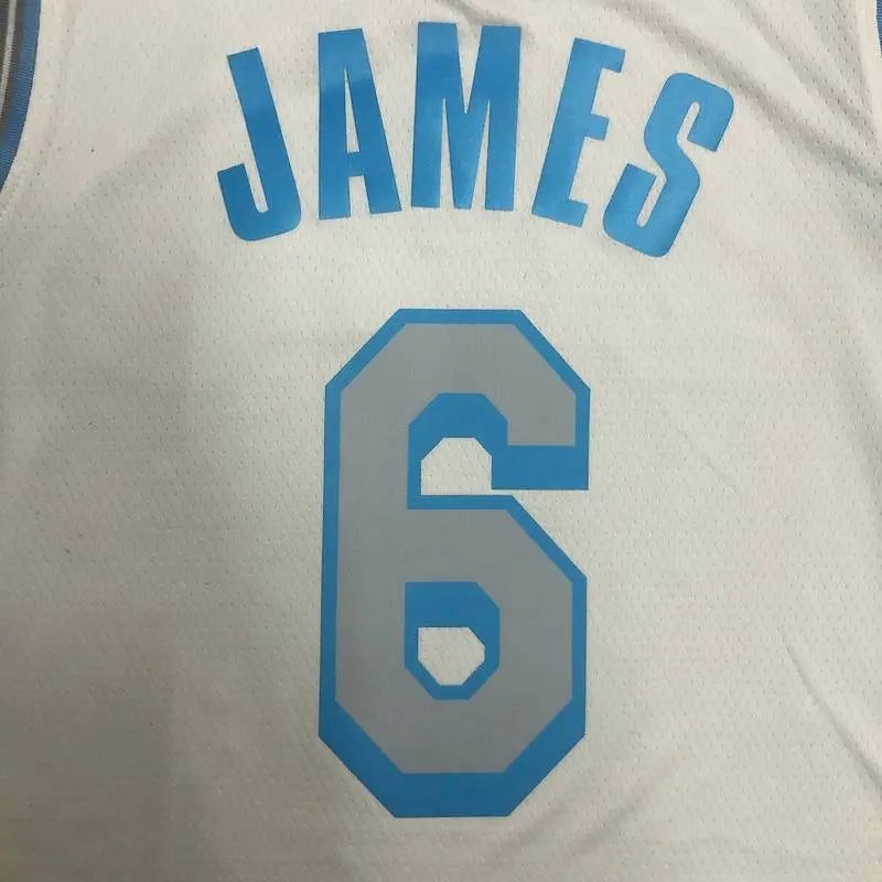 Men’s LeBron James White Player Version Jersey – City Edition