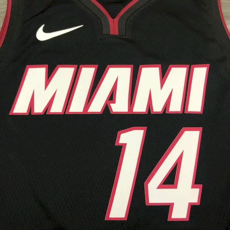 Men’s Tyler Herro 2020-21 Black Swingman Player Version Jersey – Icon Edition