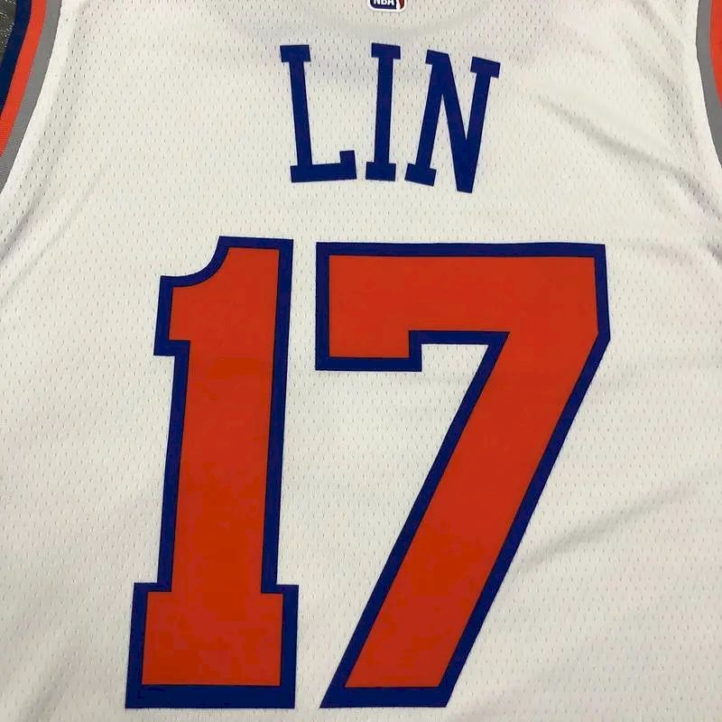 Men’s Jeremy Lin White 2020-21 Swingman Player Version Jersey – Association Edition