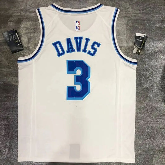Camisa Anthony Davis Masculina Branca Versão Jogador – Edição Clássica Retro
