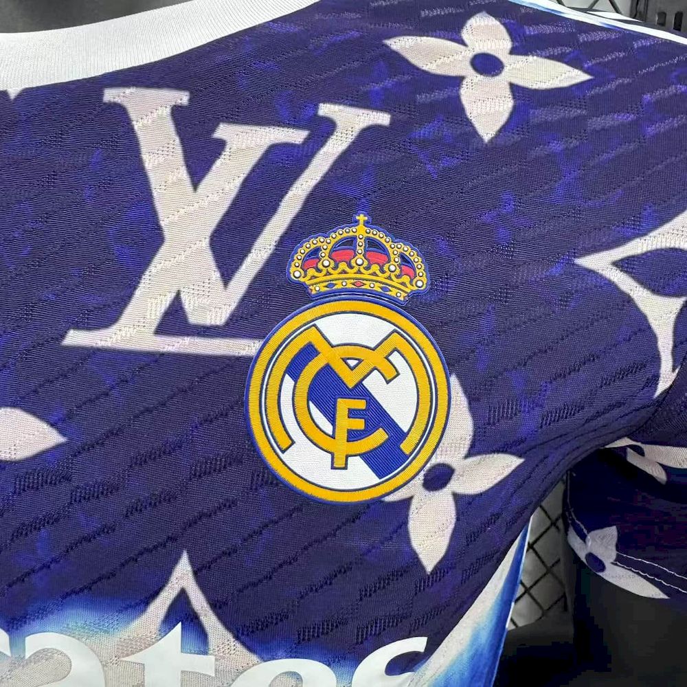 Real Madrid 2025/26 Purple Louis Vuitton Jersey Player Version