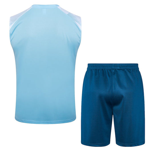 Camiseta regata e short adulto Manchester City 2023/24 815