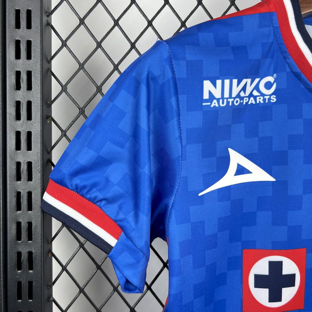 Cruz Azul 2025/26 Home Kids Kit