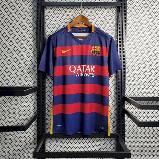 Camisa retrô principal do Barcelona 2015/16