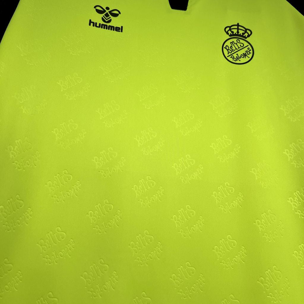 Real Betis 2024/25 With Sponsors And Patch Away Jersey