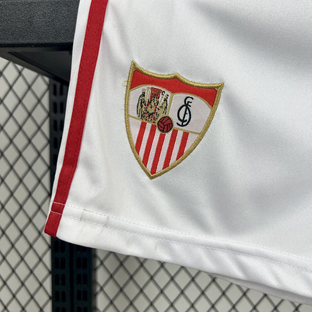 Sevilla 2025/26 Home Jersey Kids Kit