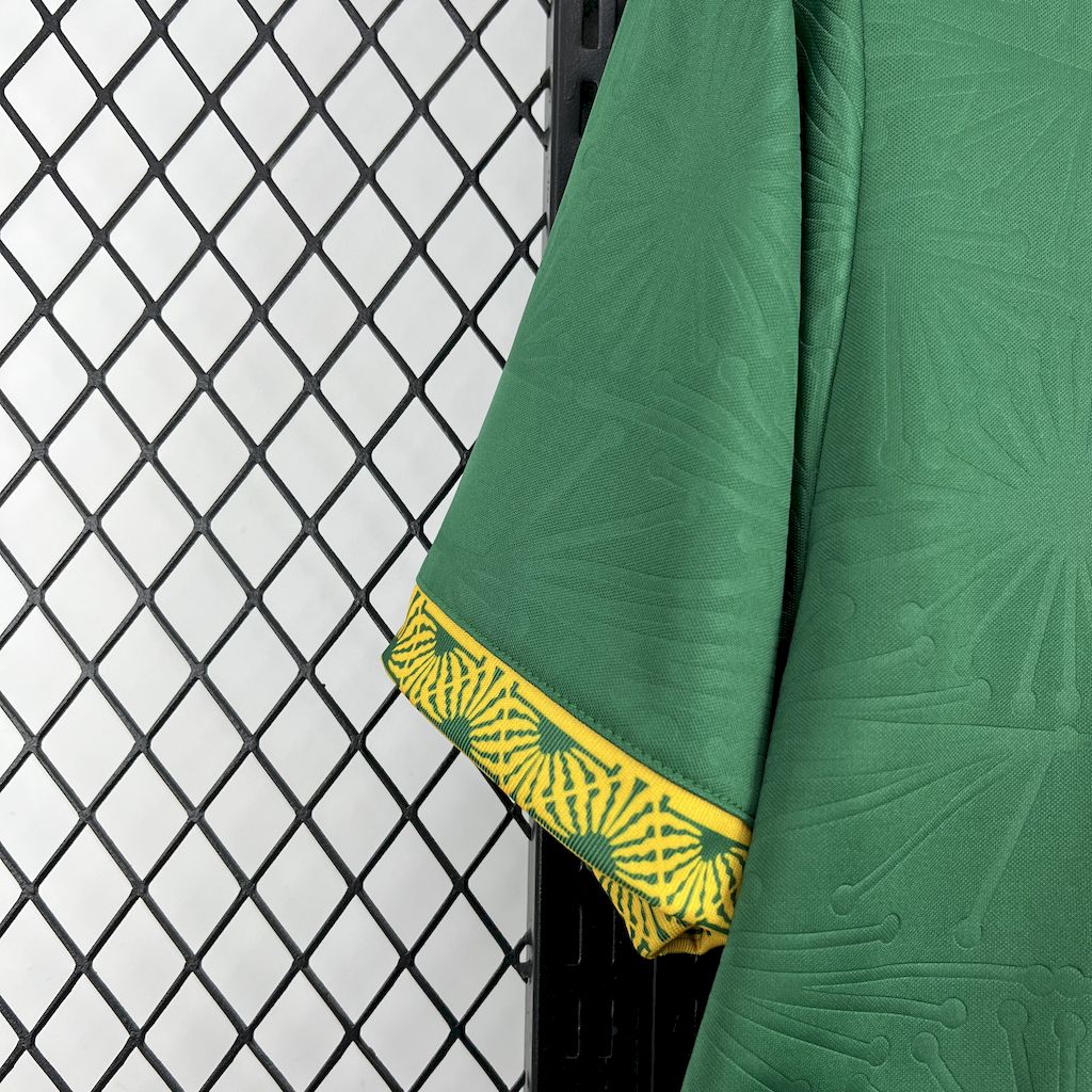 Men's Mexico 2025/26 Gold- Green Jersey