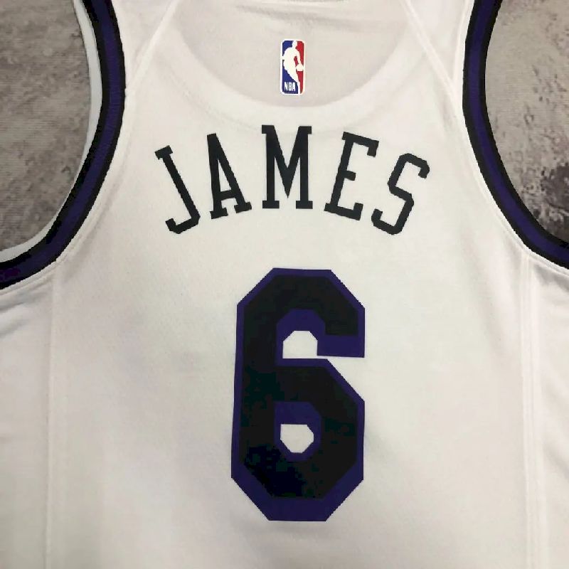 Men’s LeBron James White Team Jersey – City Edition