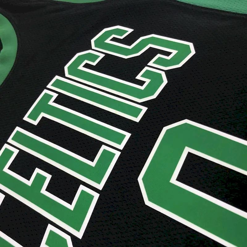 Camisa Masculina Jayson Tatum Preta 2020-21 Swingman Versão Jogador – Edição Statement