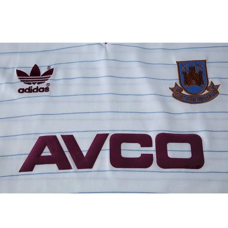 Camisa retrô reserva do West Ham United de 1986