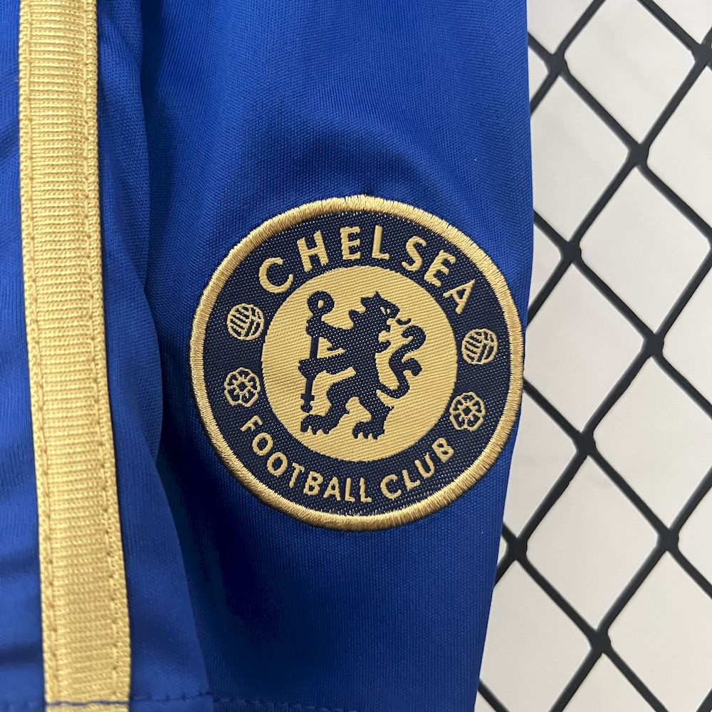 Camisa e shorts retrô infantil Chelsea 2012/13