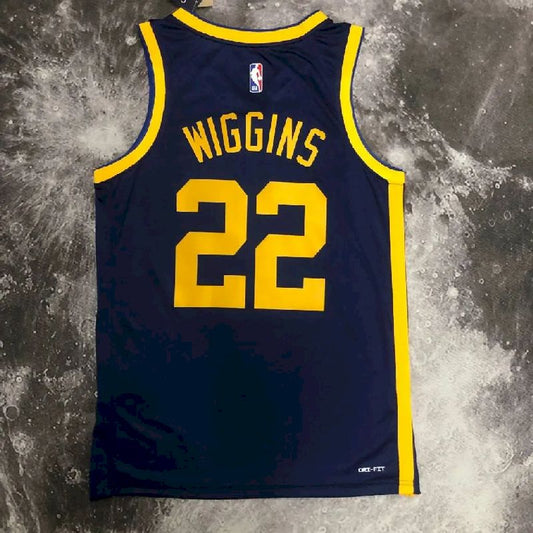 Camisa azul masculina Andrew Wiggins Team – Edição Statement