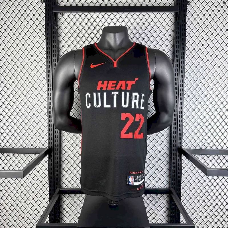 Camisa preta masculina Jimmy Butler 2024 – Edição City