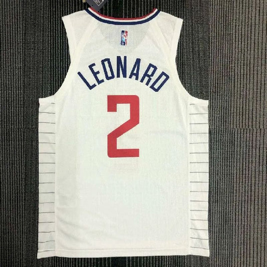 Camisa Kawhi Leonard Branca Masculina – Edição Autêntica