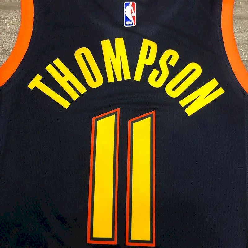Men’s Klay Thompson 2020-21 Navy Swingman Jersey – City Edition