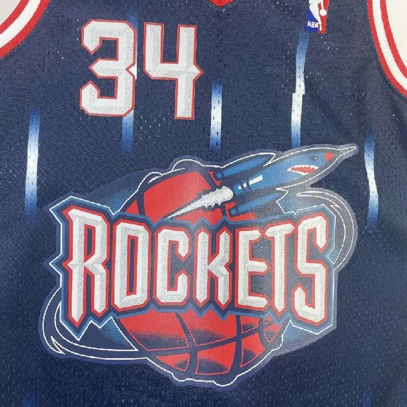 Camisa masculina M&N Hakeem Olajuwon retrô 1996/97