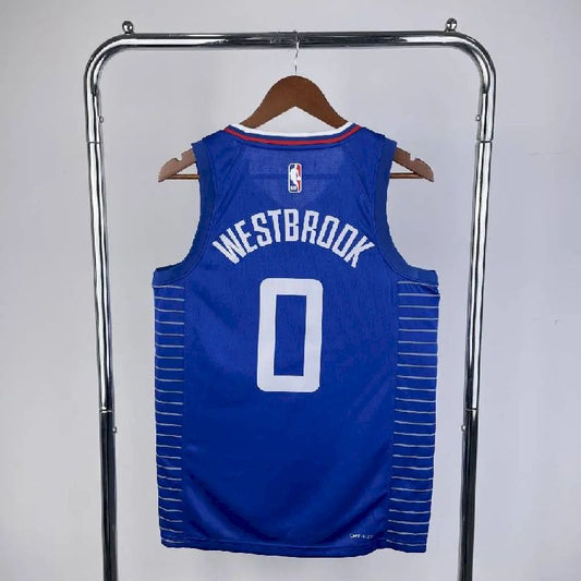 Camisa Russell Westbrook Azul Away Masculina 2023
