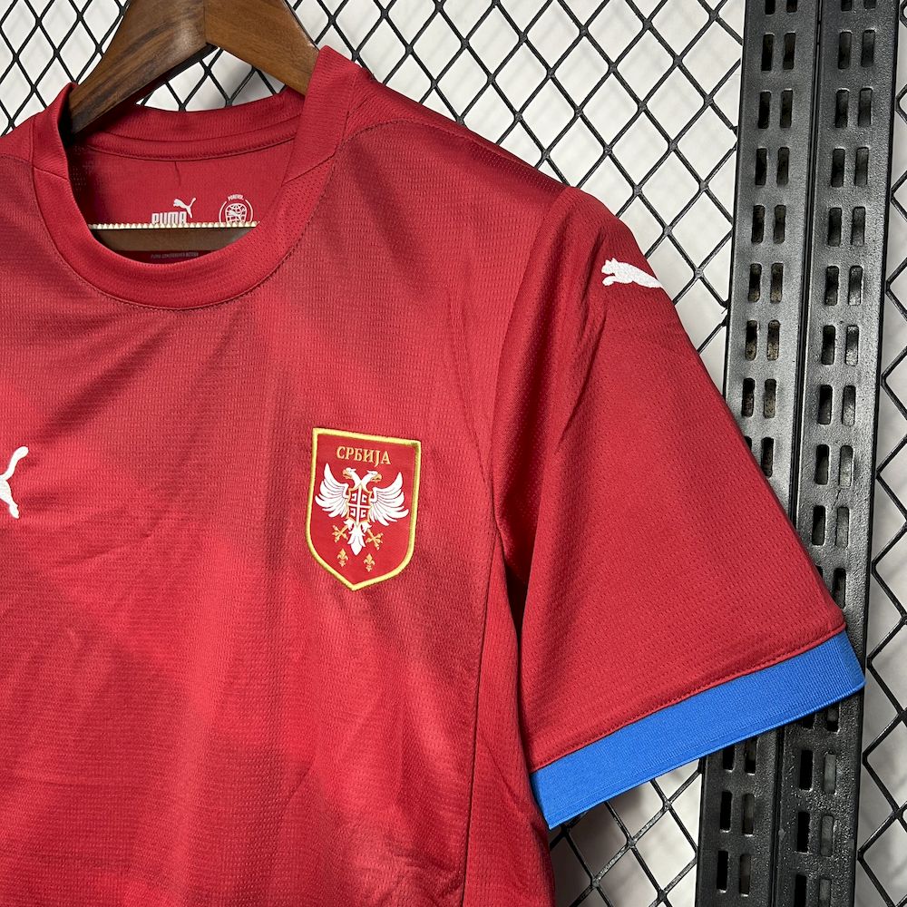 Camisa Home da Sérvia 2024/25 Euro