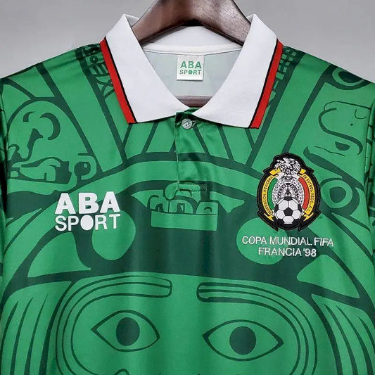Camisa retrô da seleção do México de 1998