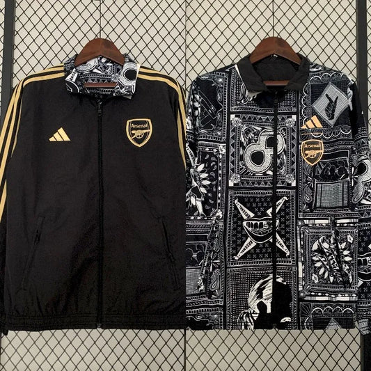 Corta-vento dupla face Arsenal 2023-24