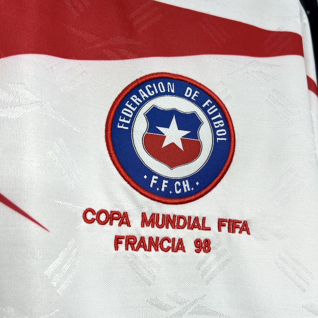 Camisa reserva retrô do Chile 1998