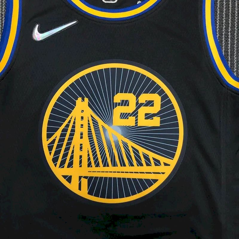 Men’s Andrew Wiggins Black Team Jersey – 75th Anniversary City Edition