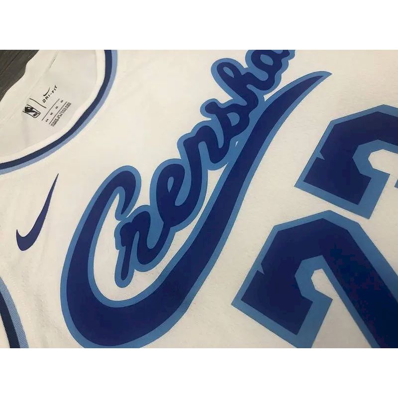 Camisa LeBron James Masculina Branca Versão Jogador – Edição Clássica Retro Conjunta