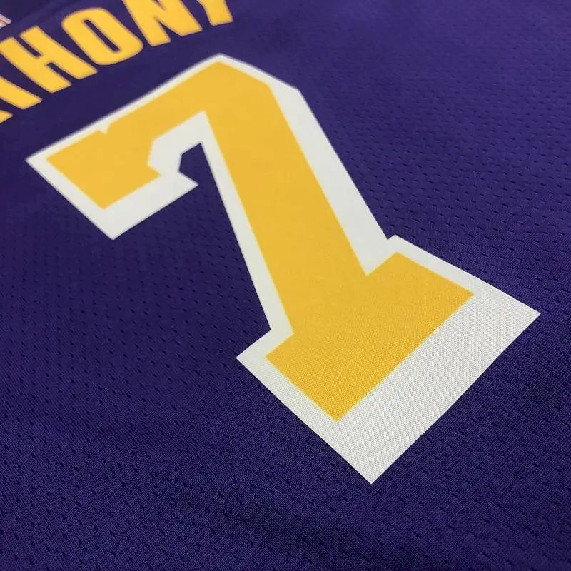 Carmelo Anthony Men’s Purple Swingman Team Jersey – Statement Edition