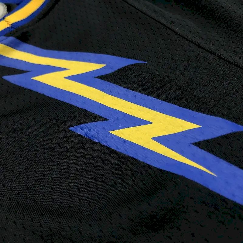 Camisa preta masculina Stephen Curry Team – Edição City do 75º aniversário