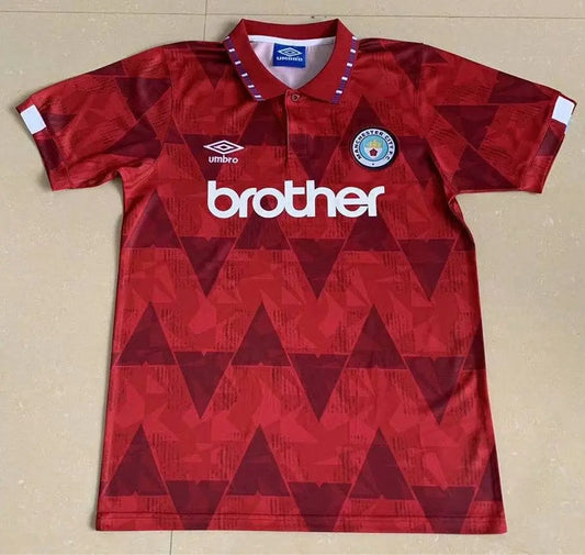Camisa retrô reserva do Manchester City 1990/1992