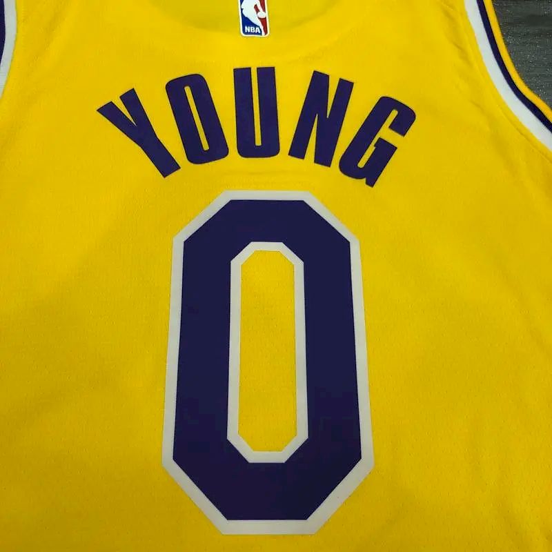 Nick Young Men’s Yellow Player Version Jersey – Retro Classic Edition