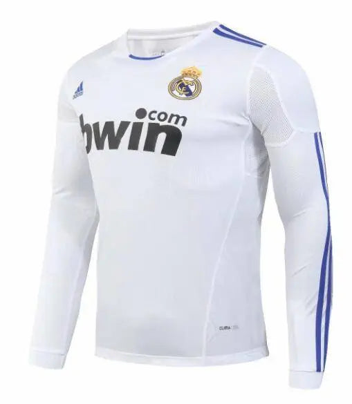 Camisa retrô de mangas compridas do Real Madrid 2010/11 Home