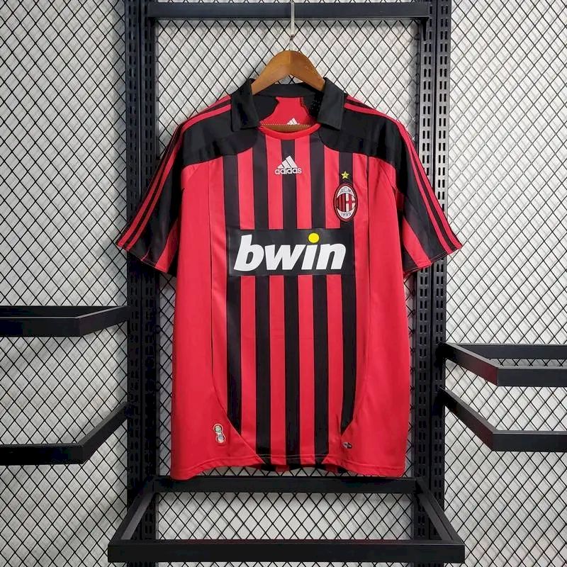 Camisa retrô do AC Milan 2007/08
