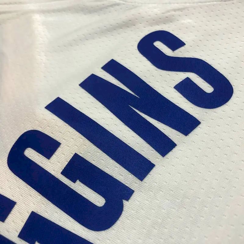 Camisa branca masculina Andrew Wiggins Team – Edição de 75º aniversário