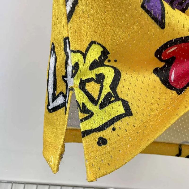 Camisa Masculina M&N Shaquille O'Neal Retro Amarela 1996/97