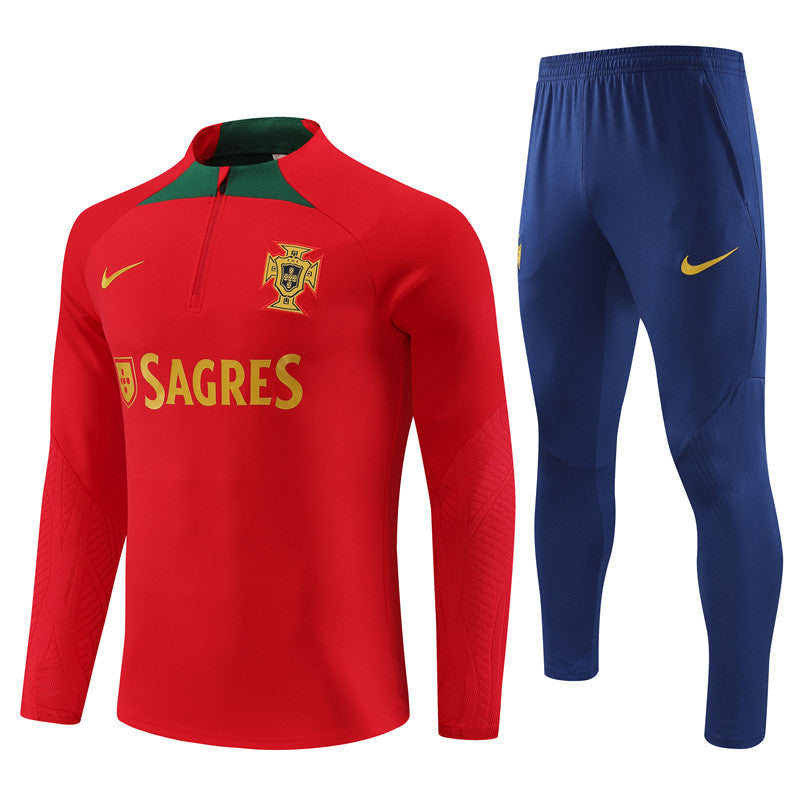 Portugal 2024/25 Half-Zip Adult Sweater+Pant 14001