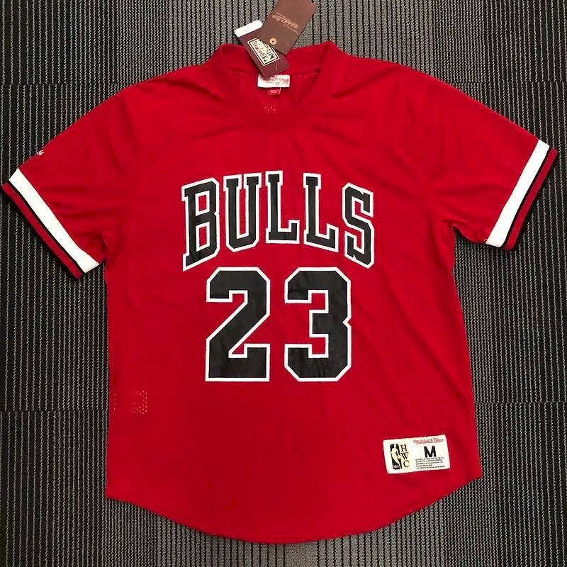 Camisa vermelha masculina Michael Jordan – Edição retrô