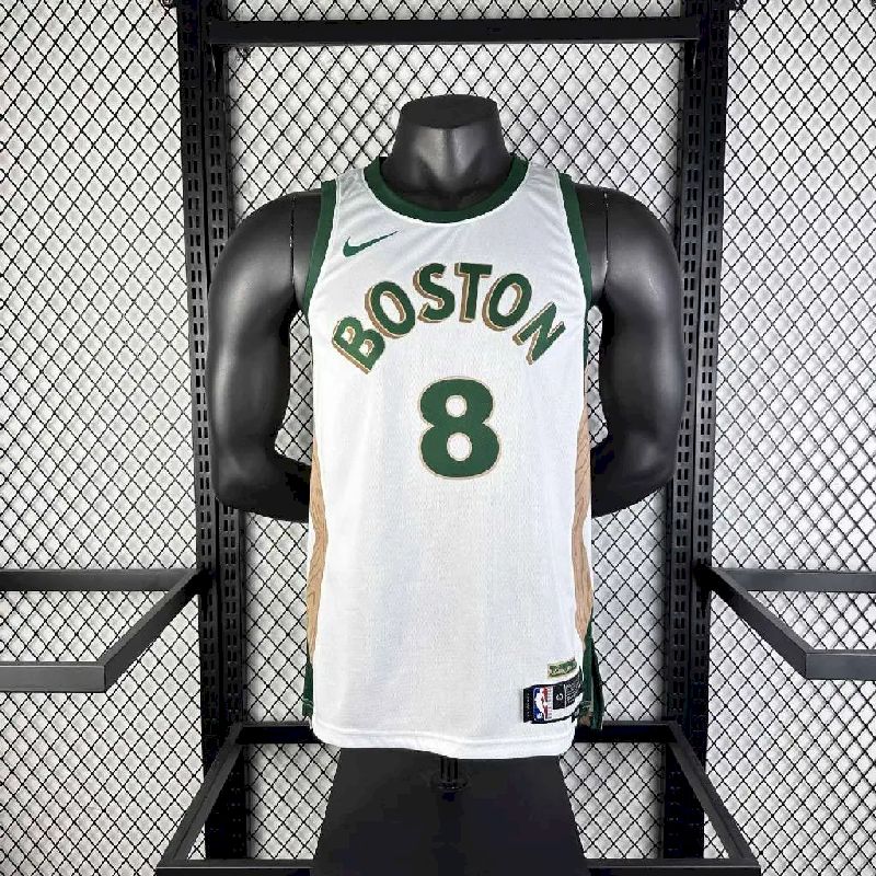 Men’s 2024 Kristaps Porzingis White Team Jersey – City Edition