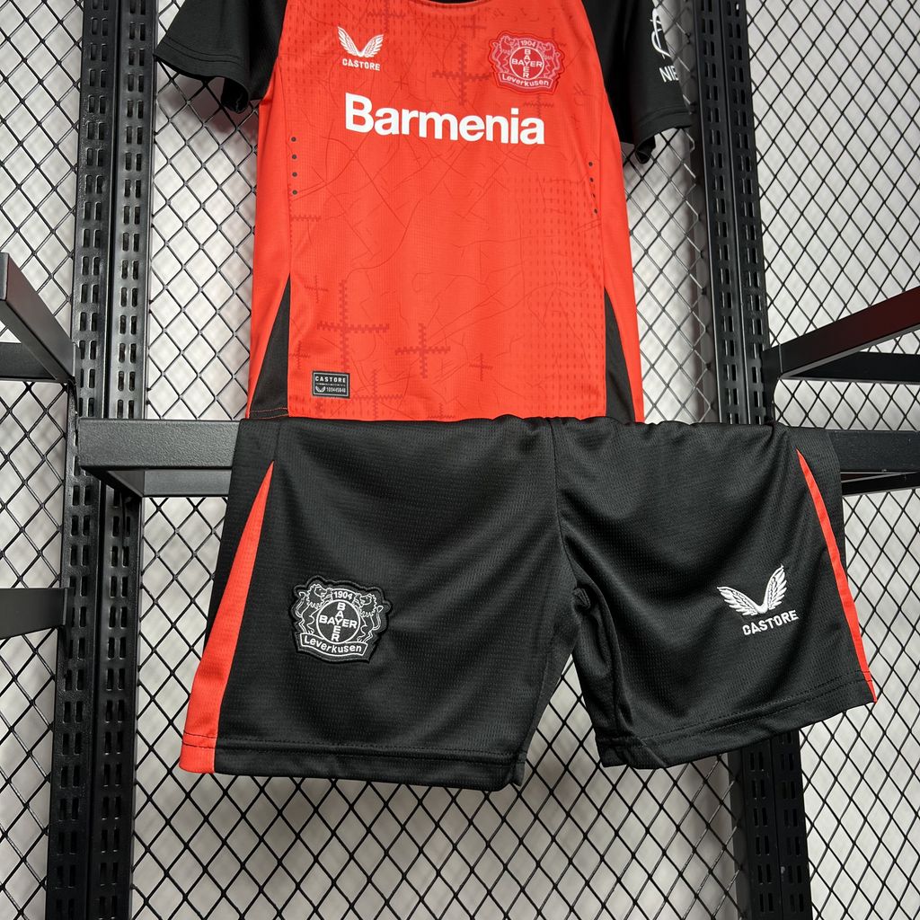 Bayer Leverkusen 2024/25 Home Kids Kit
