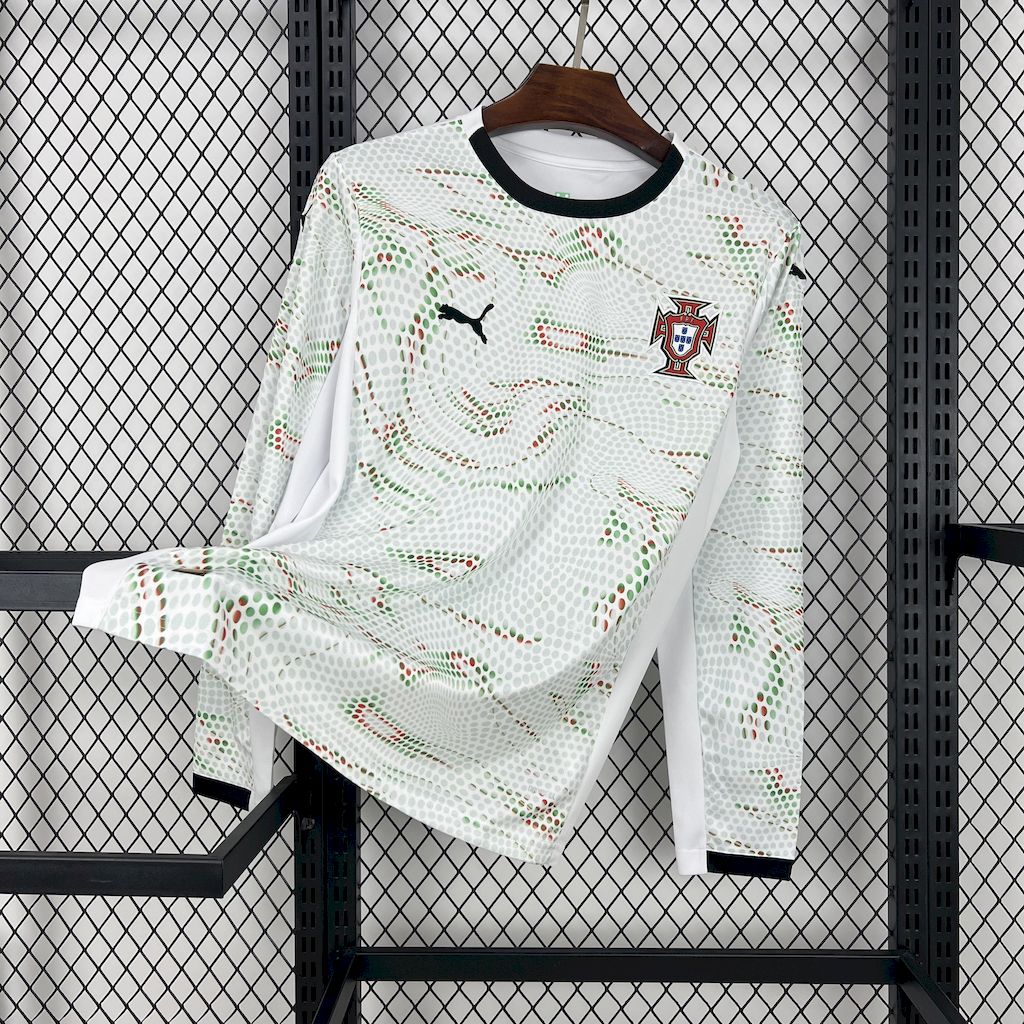Camisa Portugal Alternativa Manga Comprida 2025/26