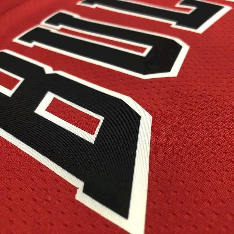 Camisa Masculina Zach Lavine Vermelha Versão Jogador – Edição Clássica