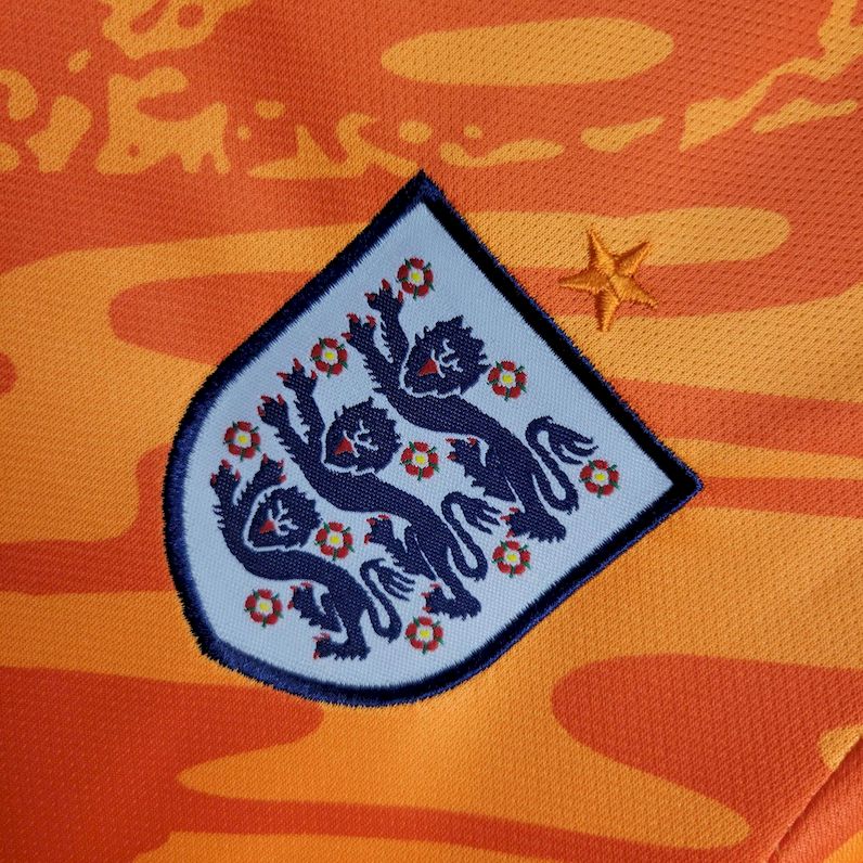 Camisa de goleiro infantil da Inglaterra para a Eurocopa 2024/25