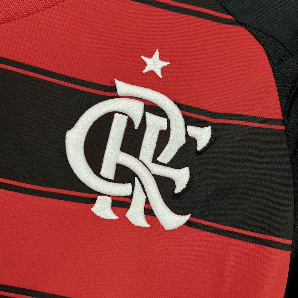 Camisa Flamengo Home 2025/26 Manga Longa