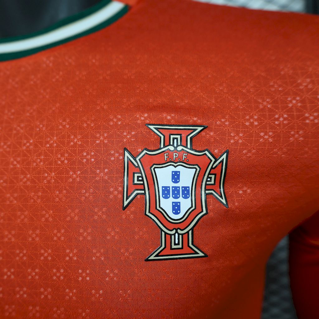 Portugal 2025/26 Home Long Sleeves Jersey Player Version